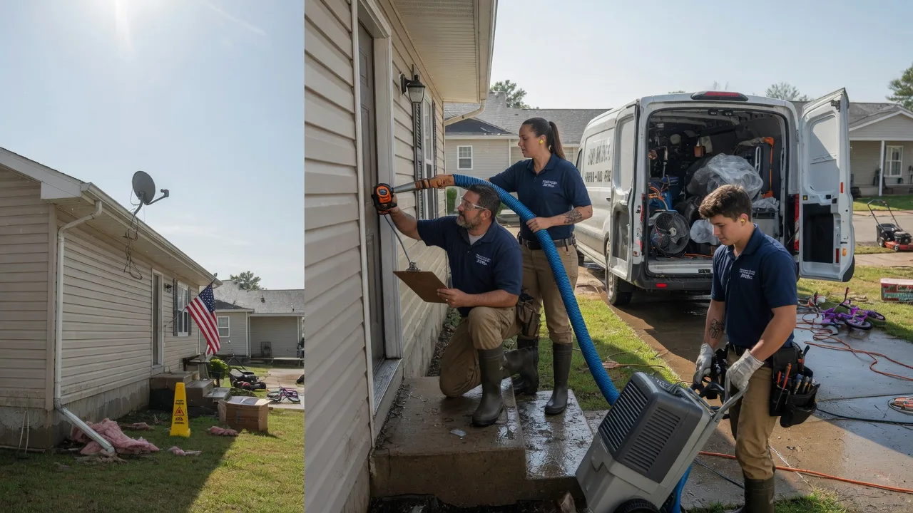 Ceiling Water Damage Restoration in Van Horne, IA near me